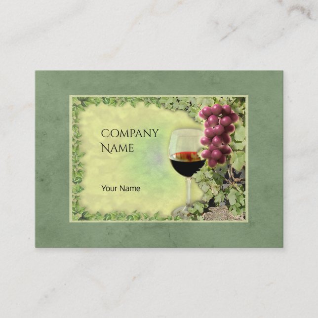 Carte De Visite Vin (Devant)