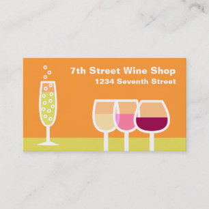 Carte De Visite Vin et Champagne
