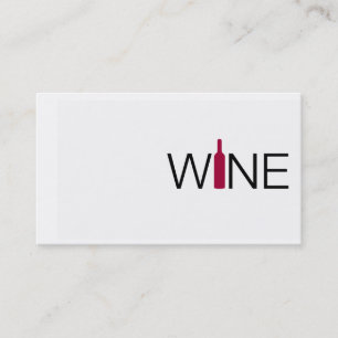 Carte de visite Vin Simple