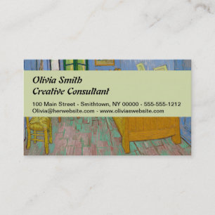 Carte De Visite Vincent Van Gogh Bedrome Painting