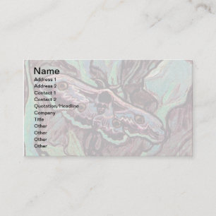 Carte De Visite Vincent Van Gogh - Great Peacock Moth Fine Art