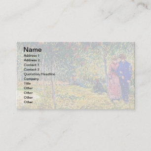 Carte De Visite Vincent Van Gogh - Jeunes Couple Se Promenant Dans