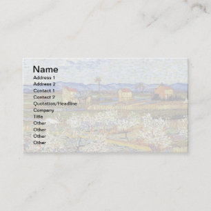 Carte De Visite Vincent Van Gogh - La Crau Avec Pêcheurs