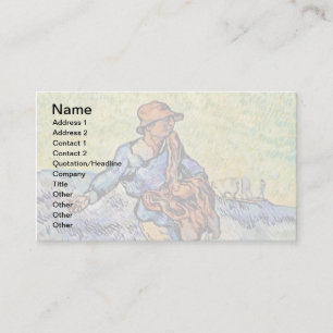 Carte De Visite Vincent Van Gogh - Le Semeur - Peinture d'art fin