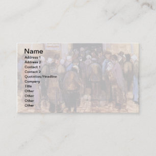 Carte De Visite Vincent Van Gogh - Les Pauvres Et L'Argent - Beaux