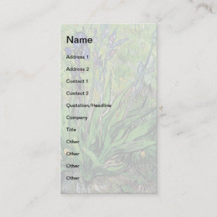 Carte De Visite Vincent Van Gogh - L'Iris Amoureux de la Nature Be