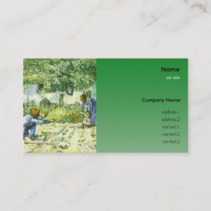 Carte De Visite Vincent van Gogh, Première étape