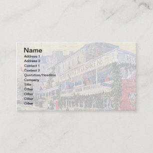 Carte De Visite Vincent Van Gogh - Restaurant De La Sirene