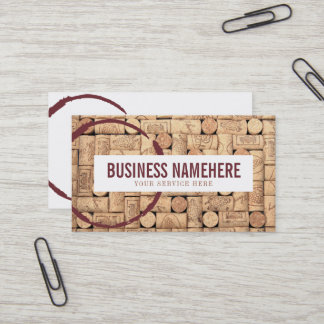Carte De Visite Vins Corks