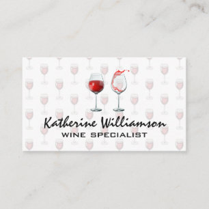 Carte De Visite Vins rouges
