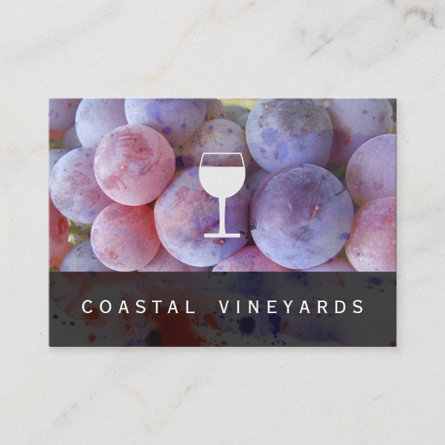 Carte De Visite Vins Vins Vins Vins (Devant)