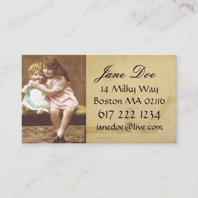 Carte de visite vintage (Devant)