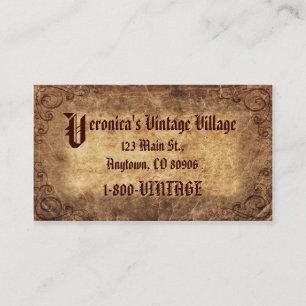 Carte De Visite Vintage Company