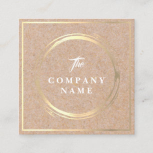 Carte de visite vintage de carré de Social IMPRIM