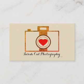 Carte de visite vintage de photographe