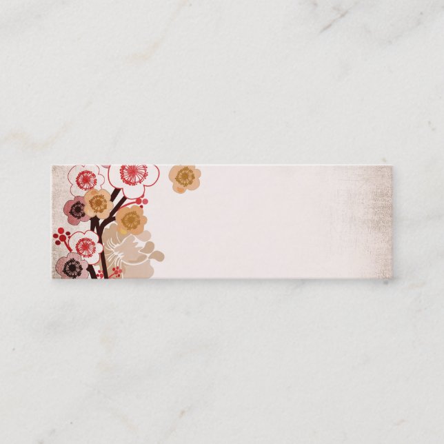 Carte de visite vintage de Sakura (Devant)