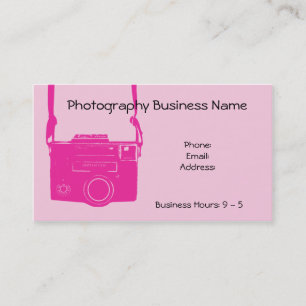 Carte de visite vintage Girly rose