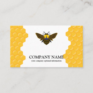 Carte De Visite Vintage Honeypeb Bee Bee Keeper Honey Apairist Bus