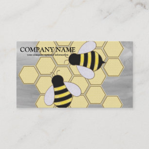 Carte De Visite Vintage Honeypeb Bee Bee Keeper Honey Apairist Bus