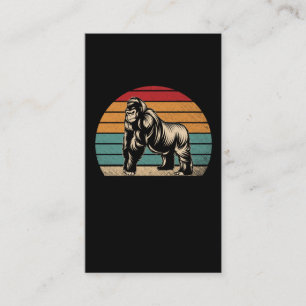 Carte De Visite Vintage Retro Gorilla