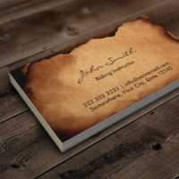Vintage vieux papier brûlé équestre