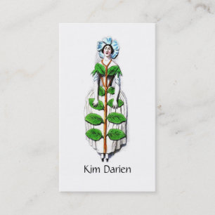 Carte de visite vintage Whimsical Gardener