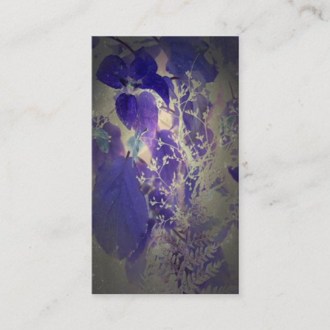 Carte de visite violet (Devant)