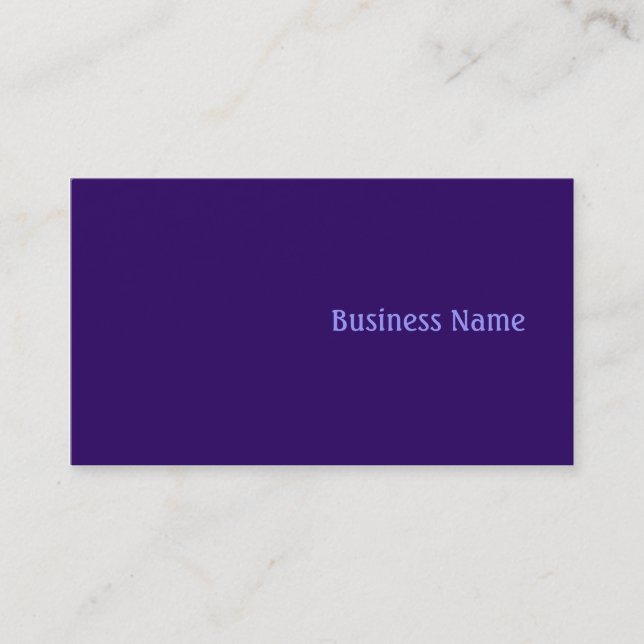 Carte De Visite Violet (Devant)