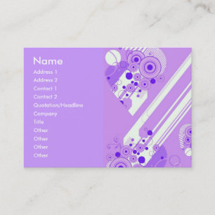 Carte de visite violet
