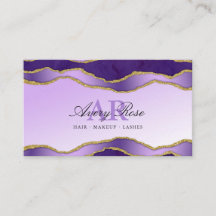 Violet & Or Marbre Agate Beauté Salon de beauté