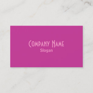 Carte de visite violet rouge