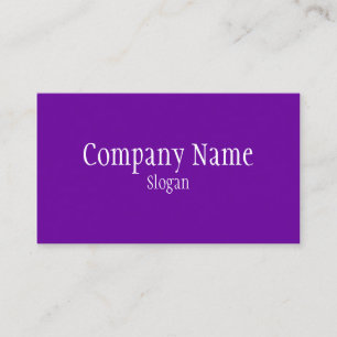 Carte De Visite Violet solide violet violet