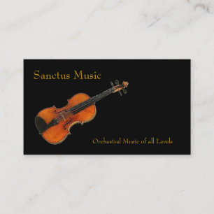 Carte de visite violon