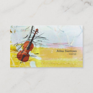 Carte de visite violoniste