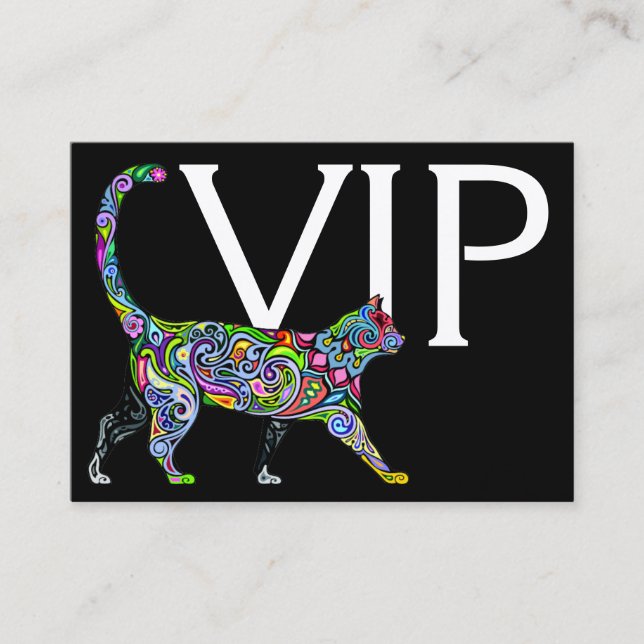 Carte De Visite VIP - Animal de compagnie très important - SRF (Devant)