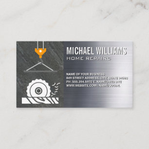 Carte De Visite Vis circulaire Grue Acier Construction
