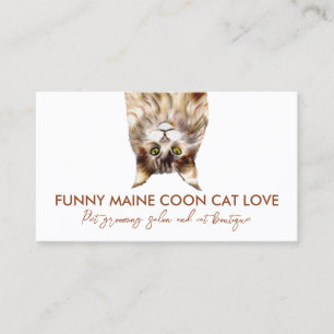Carte De Visite Visite de soins de médicaments pour chats