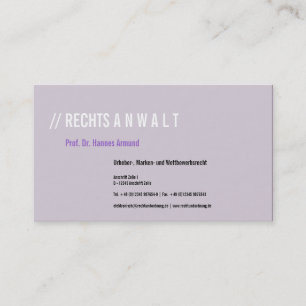 Carte De Visite Visitenkarten Frischer Luxus