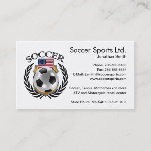 Carte De Visite Vitesse de fan du football 2016 des Etats-Unis