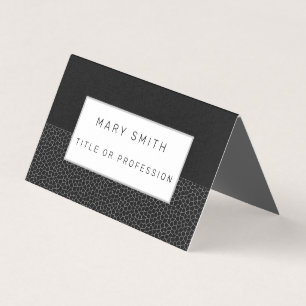 Carte De Visite Vitrail noir noir