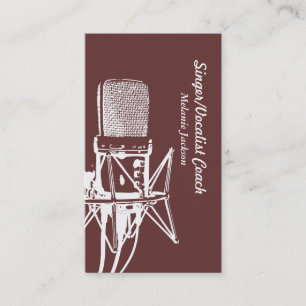 Carte De Visite Vocaliste