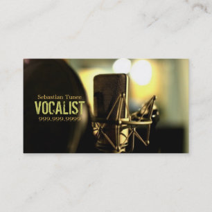 Carte De Visite Vocaliste, Chanteur, Interprète, Musique, Cours M