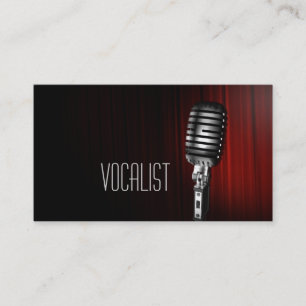 Carte De Visite Vocaliste, Chanteur, Interprète, Musique, Cours Mi