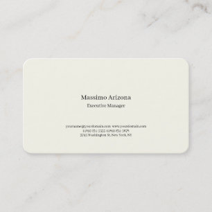 Carte De Visite Voie Lactée Plain Professionnel Moderne Minimailst