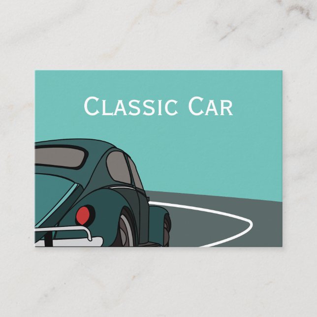 Carte De Visite Voiture Blue Classic (Devant)