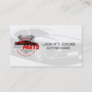Carte De Visite Voiture de collection Pièces automobiles Mécan
