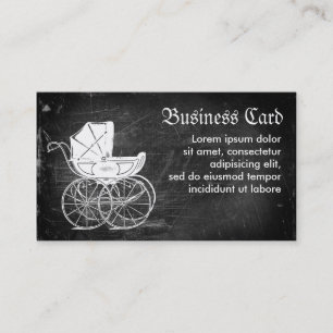 Carte De Visite Voiture d'enfant gothique