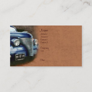 Carte De Visite Voiture vintage