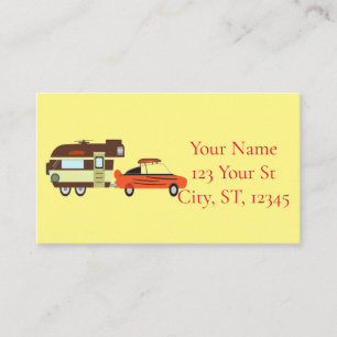 Carte De Visite Voiture Vintage et Camper Thunder_Cove