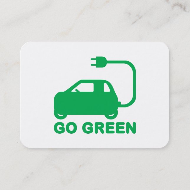 Carte De Visite Voitures électriques d'entraînement de ~ de (Dos)